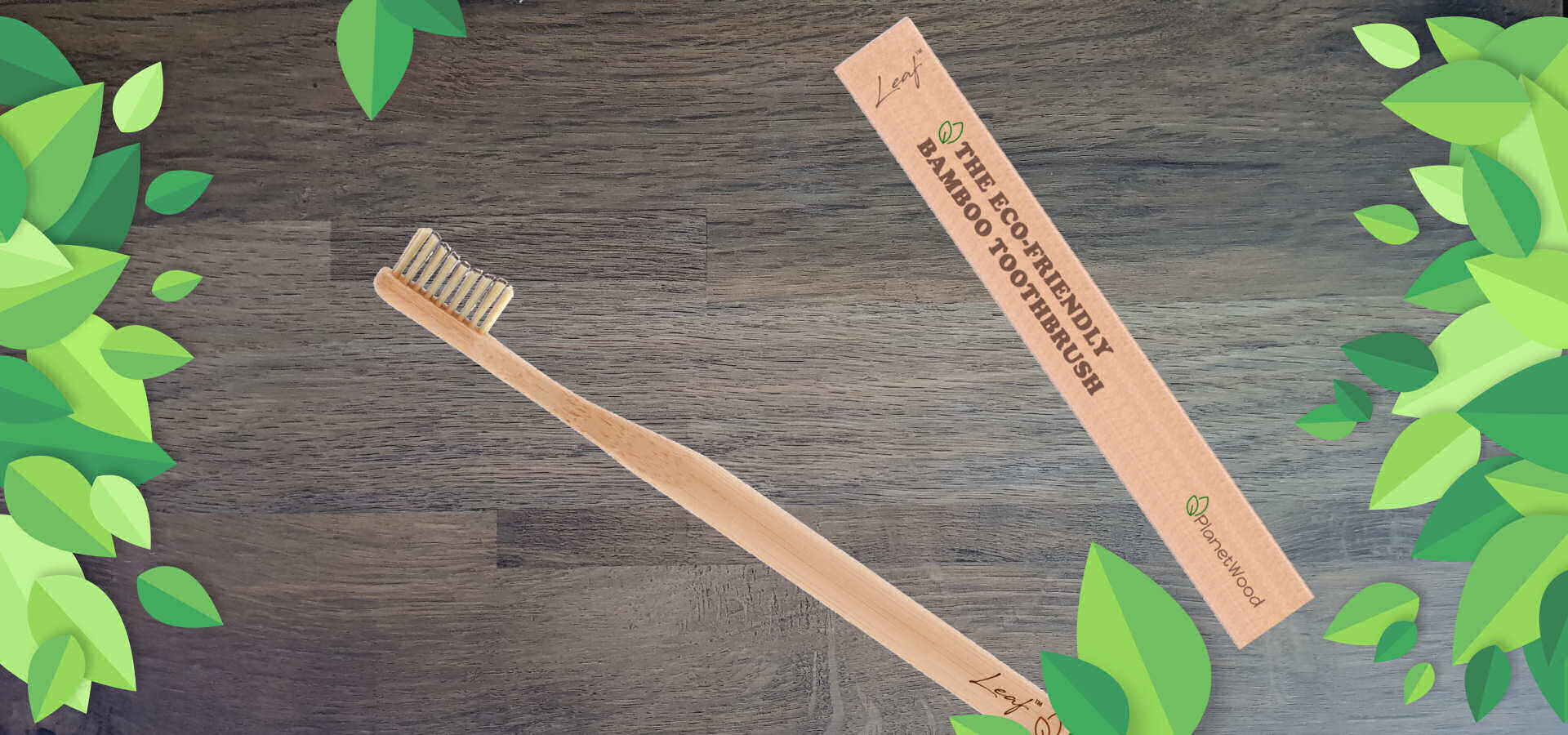 Our Bamboo toothbrush provides a cleaner future along with cleaner teeth