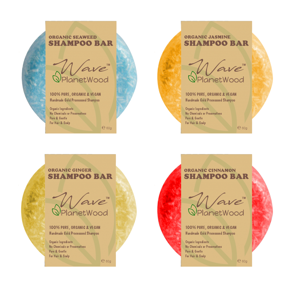 PlanetWood Wave™ Shampoo Bars