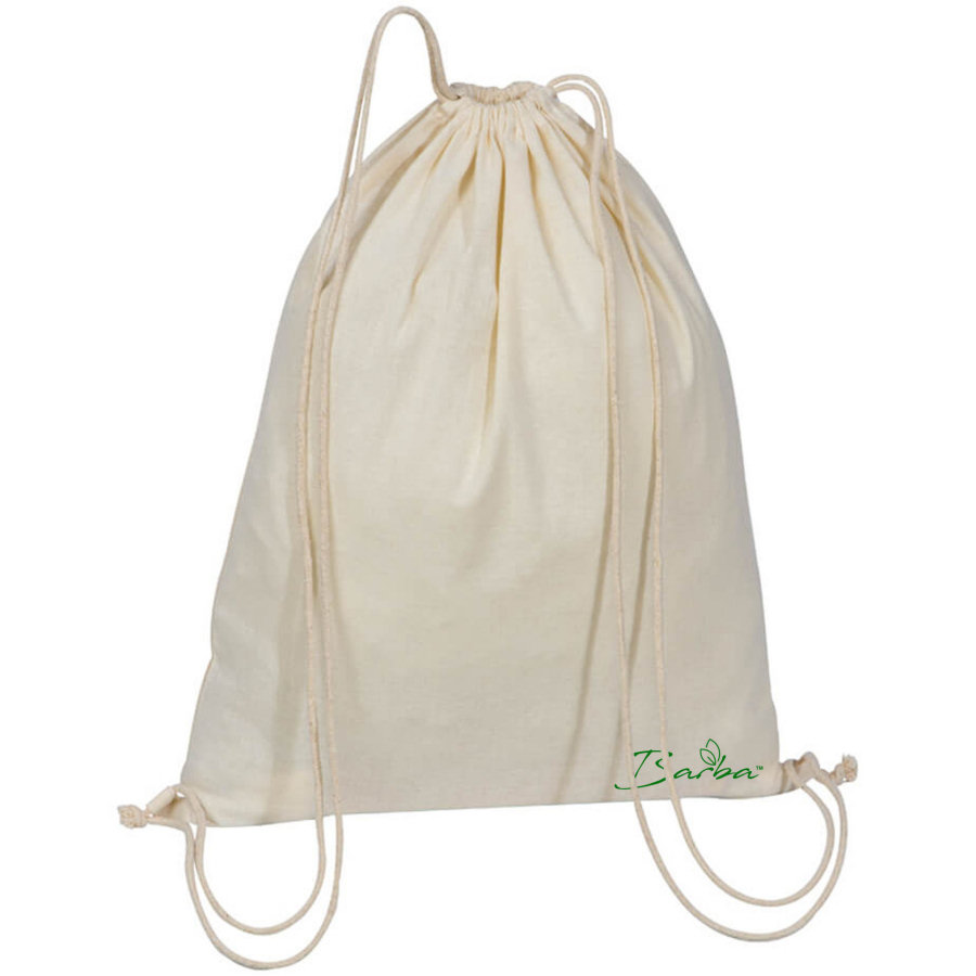 Recycled Cotton Drawstring Bag