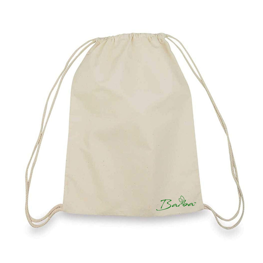 Recycled Cotton Drawstring Bag