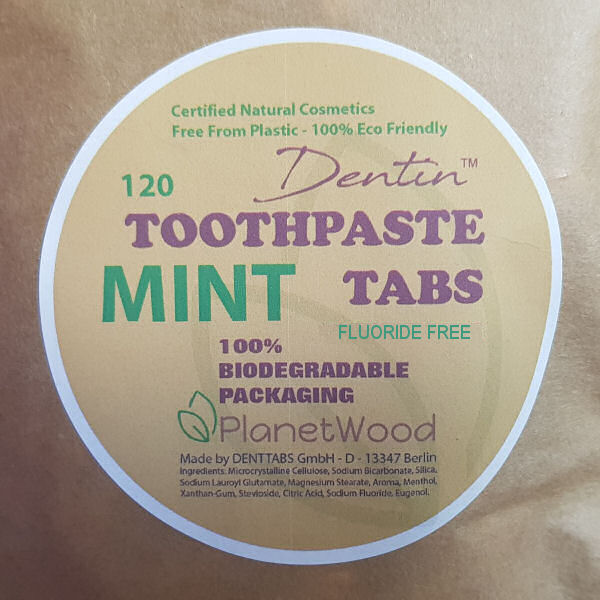 Fluoride Free Mint Toothpaste Tabs