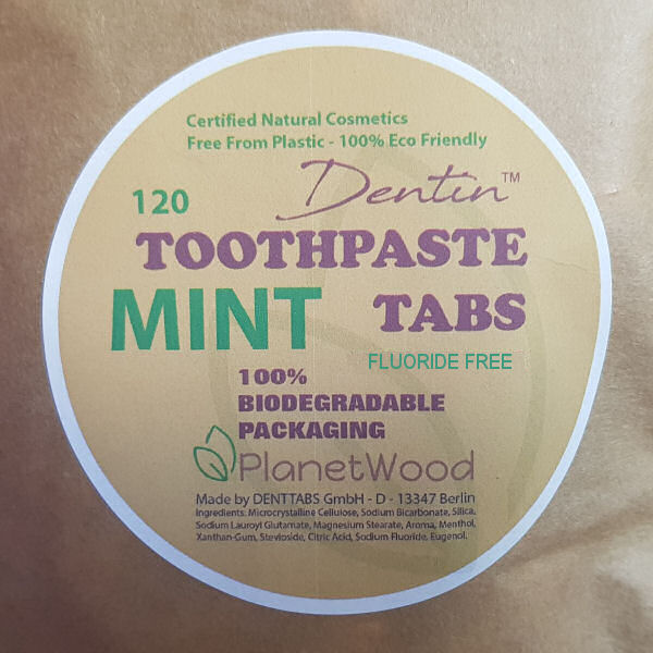 Fluoride Free Mint Toothpaste Tabs