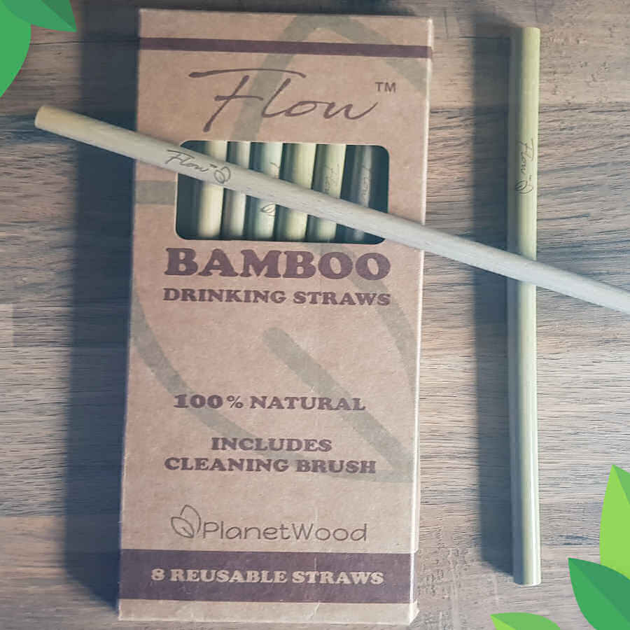 Flow Bamboo Drinking Straws