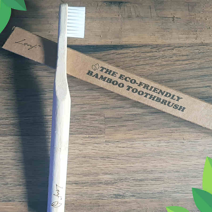 PlanetWoodLeafBamboo Toothbrush