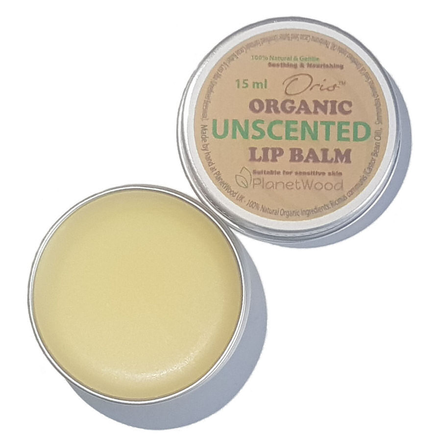 Organic Unscented Lip Balm 15ml